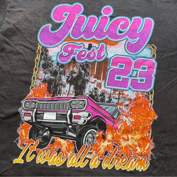 Juicy Festival 2023 Short Sleeve Tee - Picture 2 of 3
